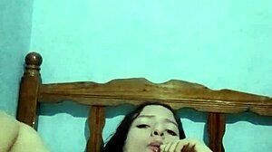 Young Amateur Masturbates In Bedroom Until She Cums