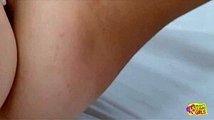 partying lesbians start steamy gangbang pussy eating