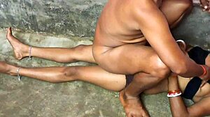 Indian village bhabhi gets pounded hard by desi boss.