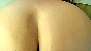 Morning sex in the tent with a girl with big ass