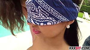 Hey girls, wanna show this noob how to handle a big cock in sorority fun?