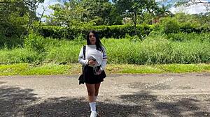 Colombian Petite Rides Doggystyle POV