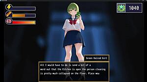 Femuzero Green Haired Girl Dominates with Face Sitting!