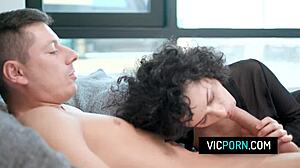 The busty MILF Stacy Bloom has passionate sex with her partner