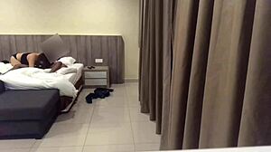 I set up a hidden cam to catch this cheating Tinder slut riding me hard.