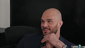 Blonde tgirl brittney kade assfucks boss for birthday wish