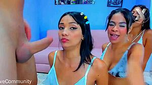 Yo, check these hot Latinas getting their throats destroyed in rough deepthroat action!