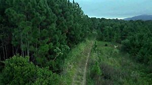 Latina Redhead Engages in Public Voyeur Sex Outdoors