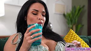 French MILF Stepmom Anissa Kate Nabs Naughty Stepson in Action