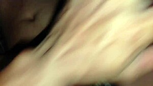 in this amateur scene, a young teen gives the nicest erotic blowjob ever