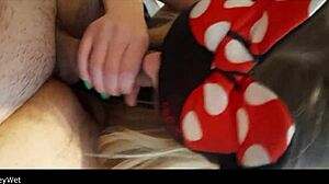 Super slim cutie takes double anal and ATM