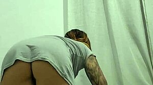 she keeps staring at my butt, i might give in