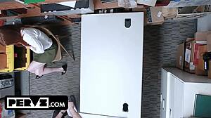 LP Officer Drills Pepper Hart's Pussy Hard on Office Desk