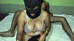 The husband forced the Indian girl to eat his cock, and then fucked her in the ass