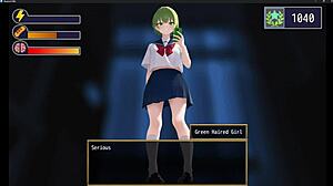 Femuzero Green Haired Girl Dominates with Face Sitting!