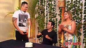 Sexmex Birthday Threesome Haide Unique Quickie