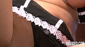 Busty german milf gets double fucked