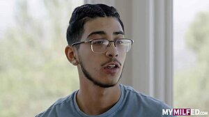 Stepmom Breaks It Off With Huge Monster Cock Cum On Tits