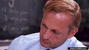 Watch That Sexy Student Get Penetrated by Teacher's Big Cock!