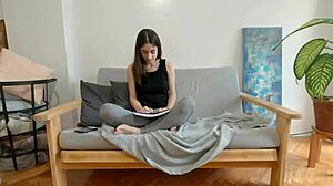 I am a horny college student wanting to fuck my studying partner in POV