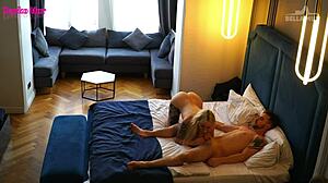 damn, juicy's getting slammed on a hotel hidden cam, so hot