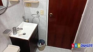 Forbidden teen stepsisters with huge asses get homemade anal fucking and cum