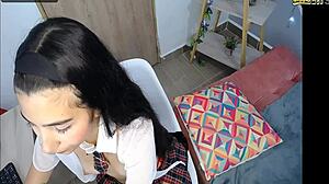 Mia Lopez's Horny Webcam Debut as New Camgirl