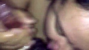 Nasty BBW Sucks Monster Cock With Intense Deepthroat Freakily!