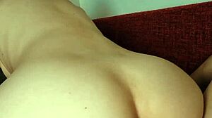 Athletic Amateur Riding Big Cock in Intense Anal Assfucking Orgasm