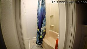 Kristi Love Feels Wild Wet Emotions In Shower Bath