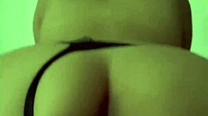 Girlfriend's huge latina ass bounces homemade