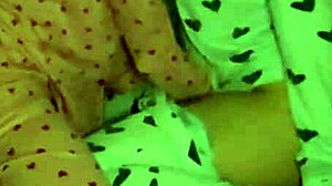 gentle caresses on bed turn into wild lesbian fucking