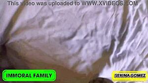 Dripping Serina gets smashed by massive stepdad cock