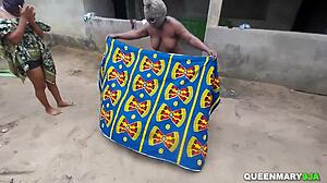 Horny Girls Bent Over and Fucked Hard in Grandpa's Old House