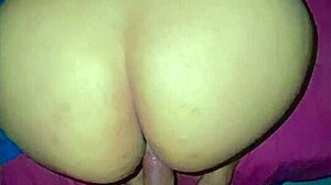 cabalgando hard on delivery guy until he finishes on my tight black ass