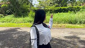 Colombian Petite Rides Doggystyle POV