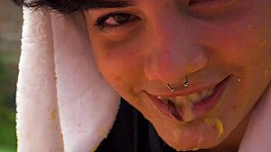 نزهة لارا تصبح مجنونة مع فيلم فتيش قيء كامل خارجي بأسلوب أرجنتيني