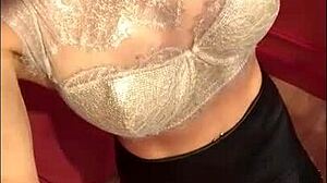 British Slut Flashes Ass in London Home