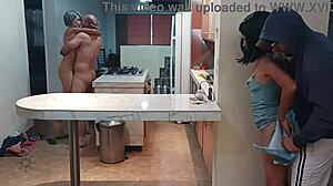 Stepsisters fucked in the family home by pervert
