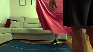 Ella secretly filmed her personal trainer with a cam