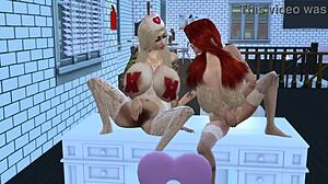 Sims 4 Porn Horny Nurse Bella Fucks Her Pacient Mila