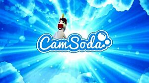 camsoda katie kush uses huge black dildo on tiny pussy