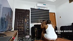 Ebony MILF Mara Exotic gets her fat ass pounded by BBC