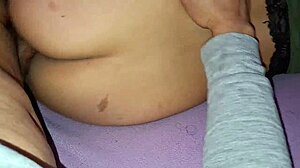 Pov stepsister lies in bed begging for uncontrolled sex