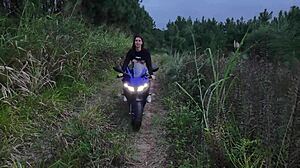 Latina Redhead Engages in Public Voyeur Sex Outdoors