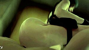 jill valentine rides hard in wild cowgirl action