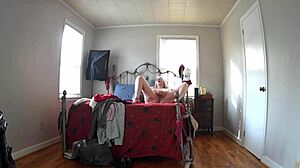 Step Mom Tries On New Clothes And Masturbates Her Big Tits And Ass On Hidden Camera