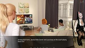 Jessica Oneil's Stockings Upskirt in Office!