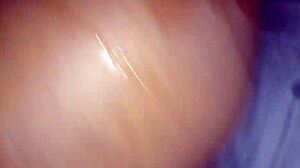 Fat chocolate pussy slammed by big black cock! Damn, that’s intense!