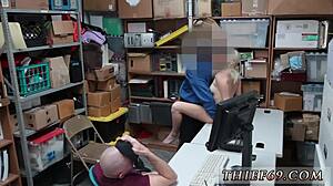 Hey, you see that blonde teen in miniskirt getting caught?